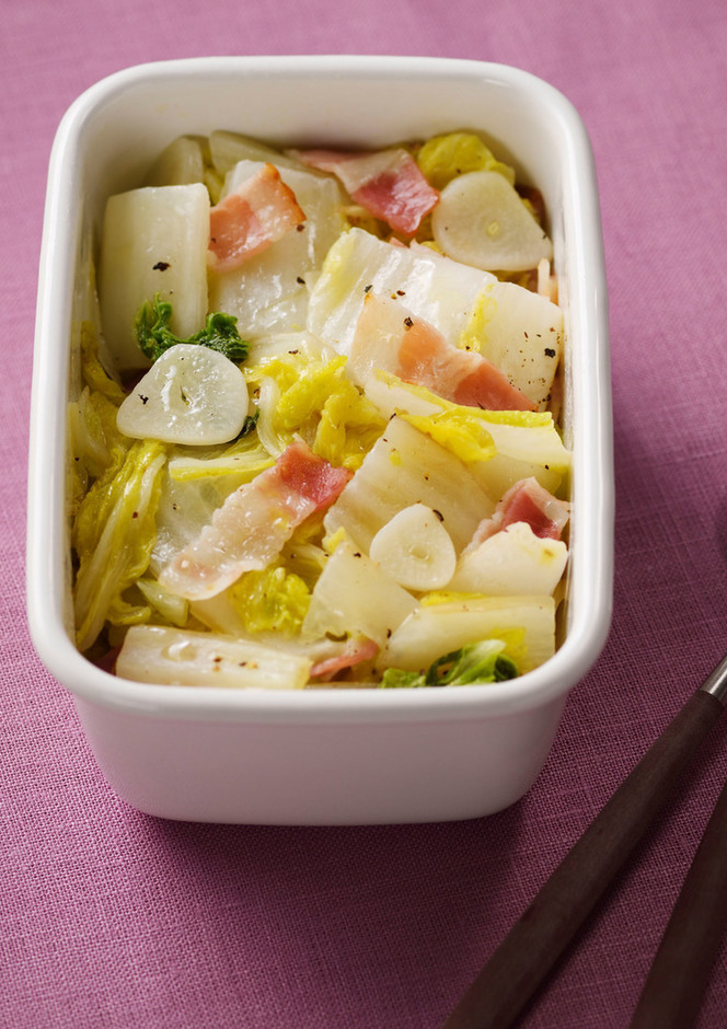 ベーコン パスタ 白菜 【レシピ】白菜とベーコンのスープパスタ【お鍋一つで簡単調理】